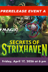 Wizards of the Coast **Sold Out** MTG Secrets of Strixhaven Prerelease EVENT A (FRI, April 17, 2026 at 6:00 pm)