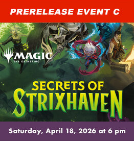Wizards of the Coast **Sold Out** MTG Secrets of Strixhaven Prerelease EVENT C (SAT, April 18, 2026 at  5 pm)