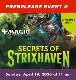 Wizards of the Coast MTG Secrets of Strixhaven Prerelease 2HG EVENT D (SUN, April 19, 2026 at 11:00 am)
