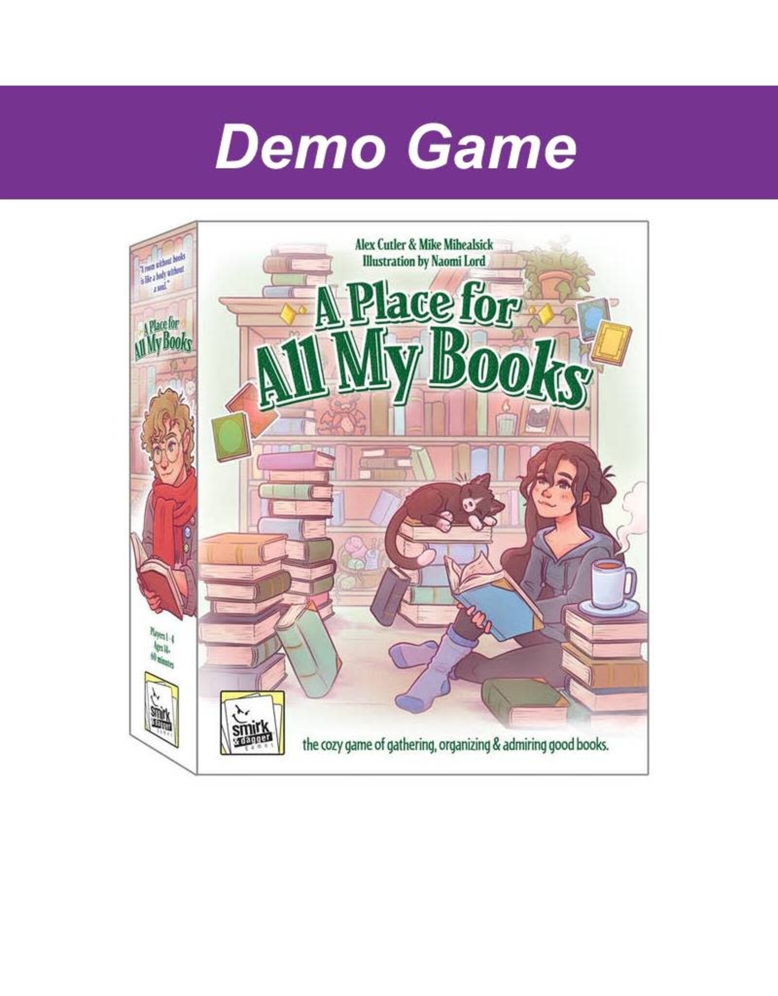 Smirk and Dagger (DEMO) A Place for All My Books. Free to Play In Store!