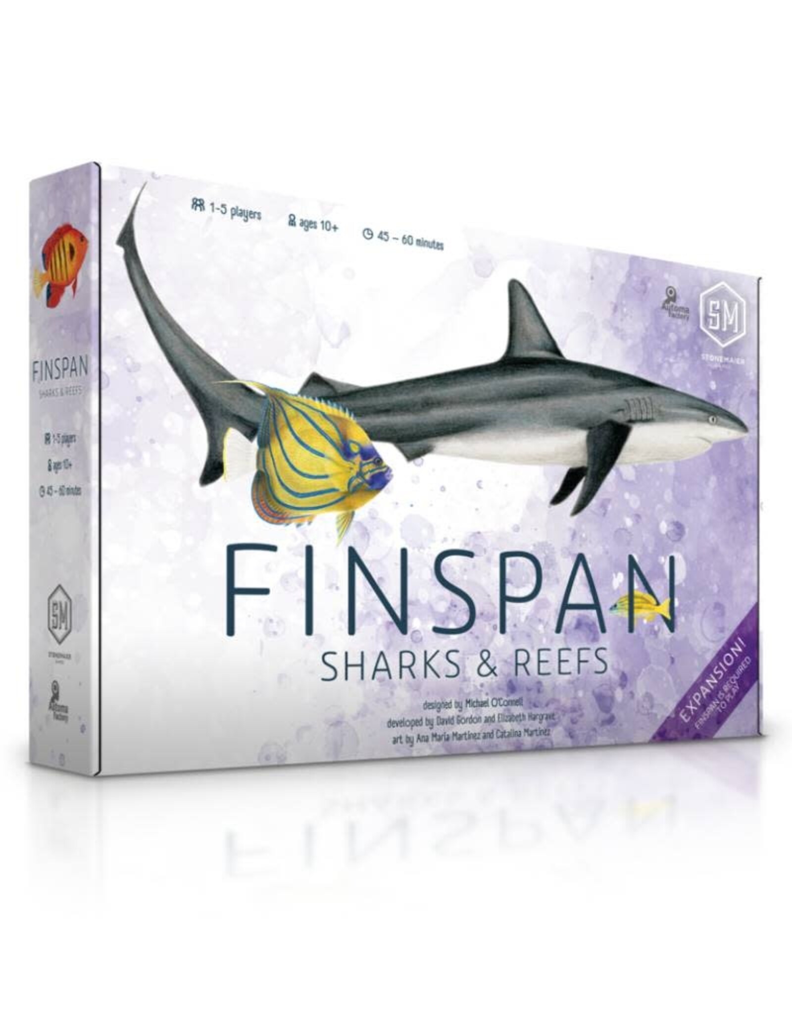 Stonemaier Games (June 12, 2026) Finspan Sharks & Reefs