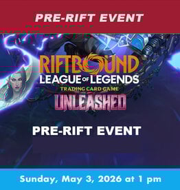 Riftbound League of Legends Unleashed Pre-Rift Event A (SUN, May 3, 2026 at 1 pm)