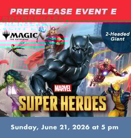 Wizards of the Coast MTG Marvel Super Heroes Prerelease 2HG EVENT E (SUN, June 21, 2026 at  5:00 pm)