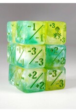 Ostara Mini 3/3 Positive/Negative Dice Counters - 12 Pack