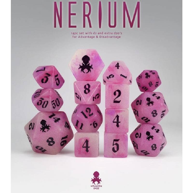 Faire Kraken RPG Dice (7) Nerium