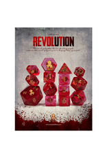 Revolution 14pc Brass Ink Dice Set