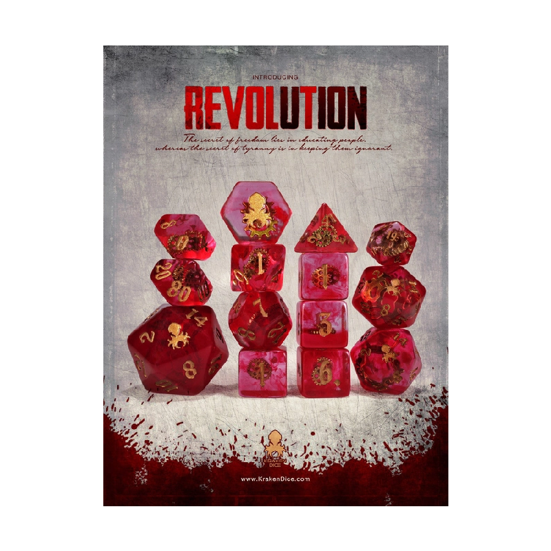 Faire Kraken RPG Dice (7) Revolution