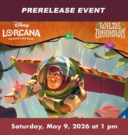 Ravensburger (Event) Disney Lorcana Wilds Unknown Prerelease Event  (SAT, May 9, 2026 at 1 pm)