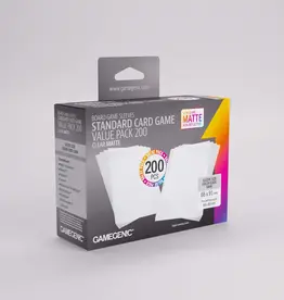 Sleeves: Standard Card Game Value Pack (200) Matte Clear