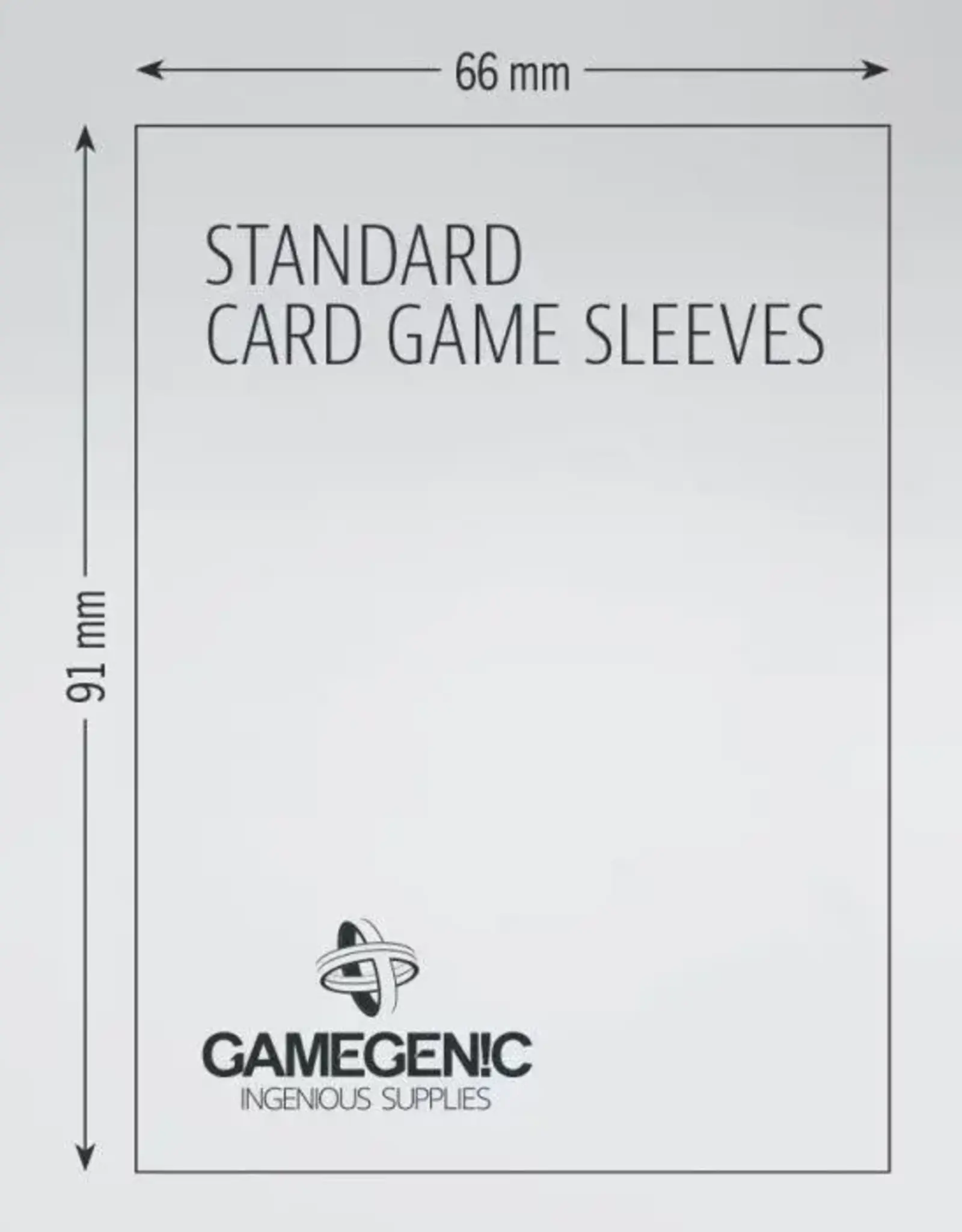 Sleeves: Standard Card Game Value Pack (200) Matte Clear