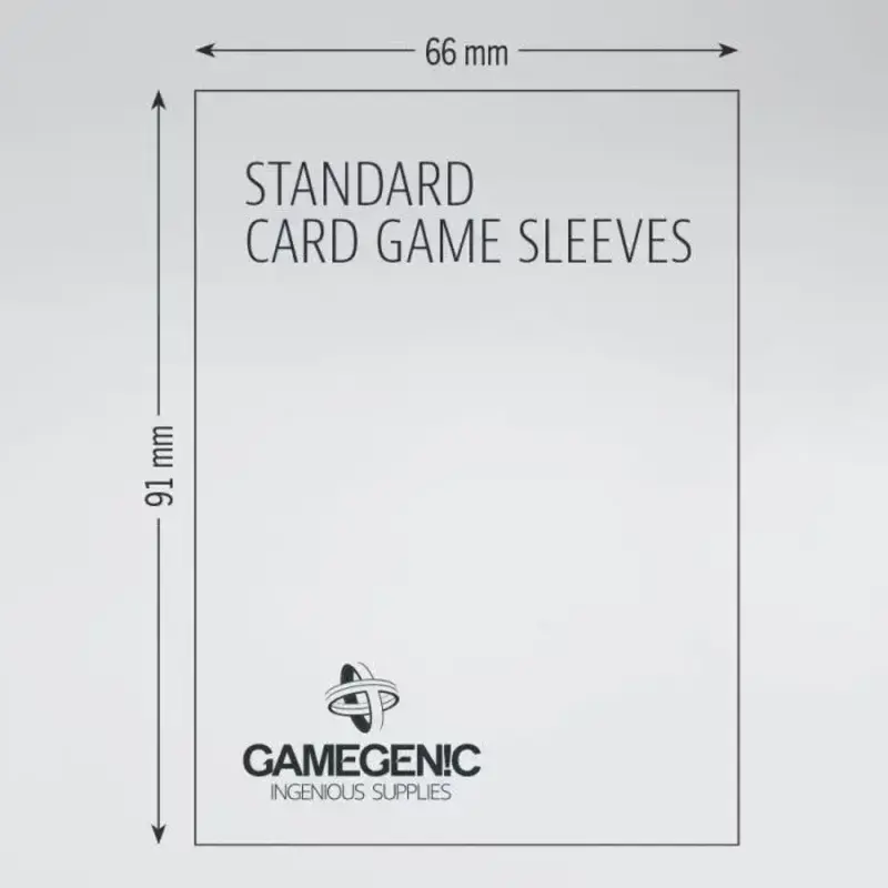 Sleeves: Standard Card Game Value Pack (200) Matte Clear