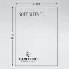 GameGenic Sleeves: Soft Sleeves (100) Clear