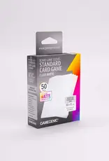 Matte Sleeves: Standard Card Game (50) (Gray) Clear