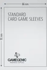 Matte Sleeves: Standard Card Game (50) (Gray) Clear
