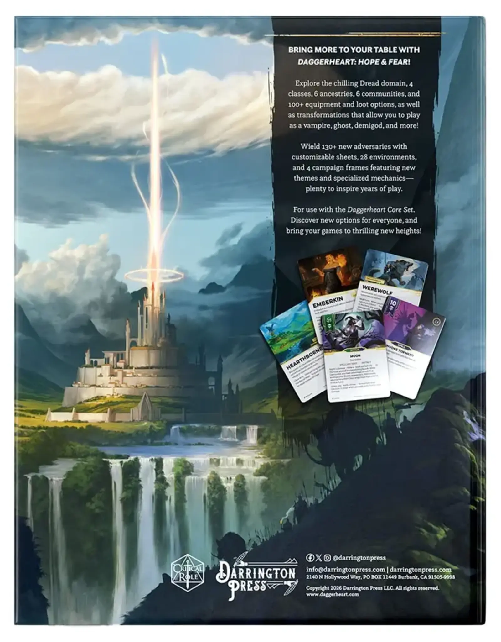 Misc (July 25, 2026) Daggerheart RPG: Hope and Fear