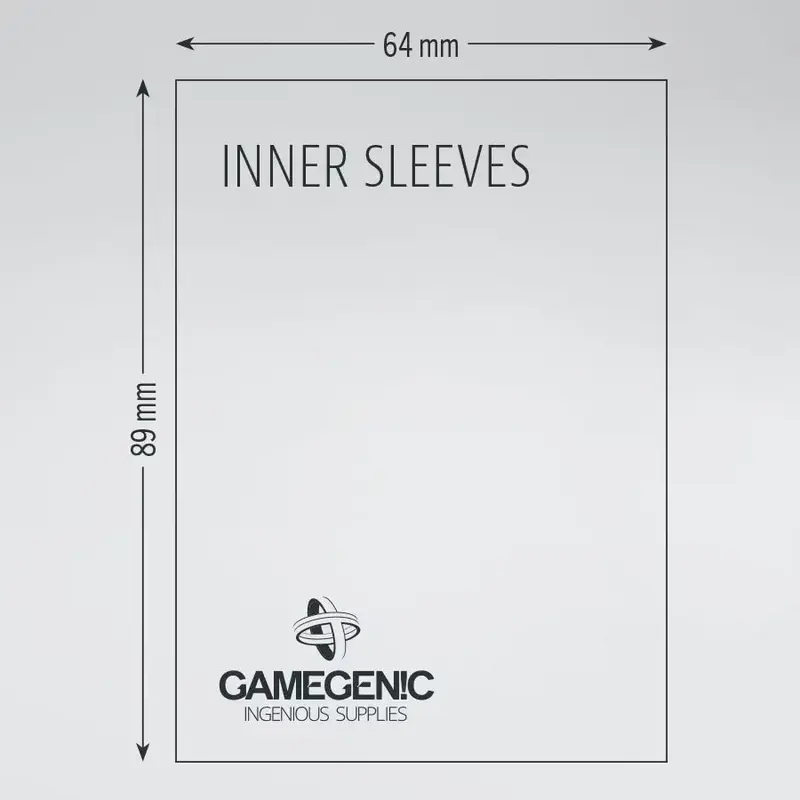 Inner Sleeves: Standard Card Game (100)