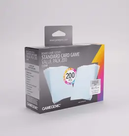 Sleeves: Standard Card Game Value Pack (200) Clear