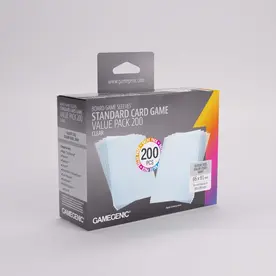 Sleeves: Standard Card Game Value Pack (200) Clear