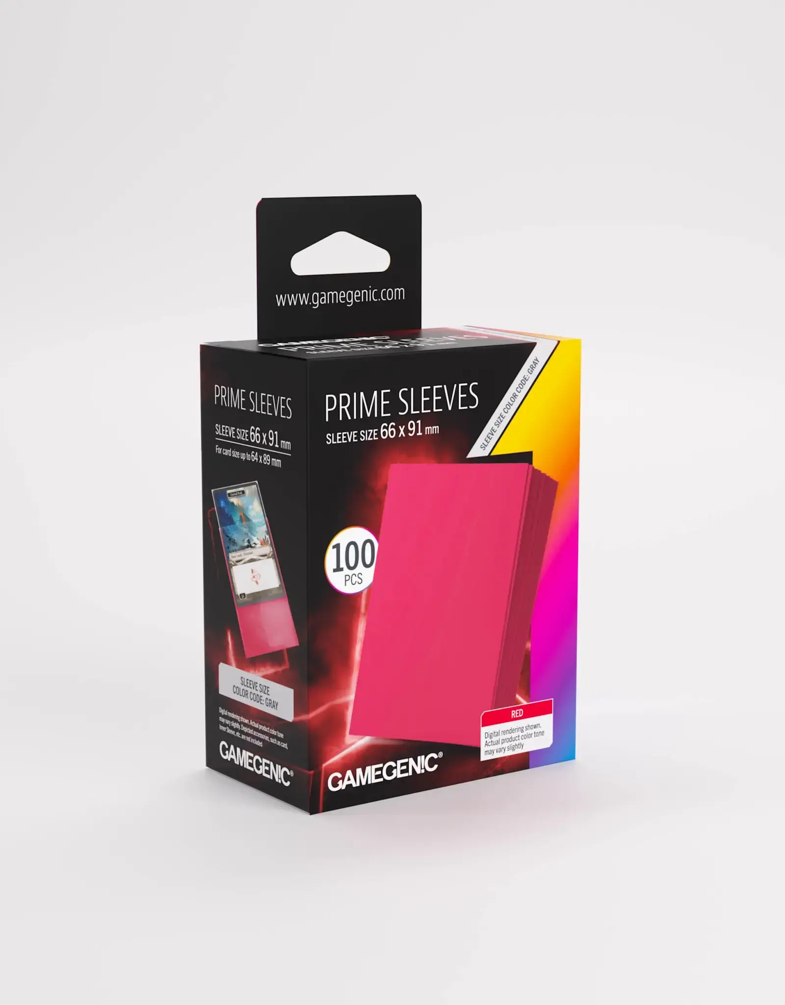 Prime Sleeves: (100) Red