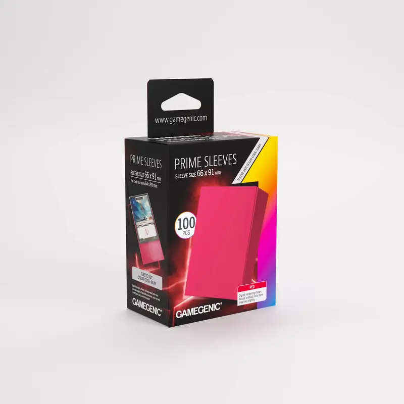 Prime Sleeves: (100) Red