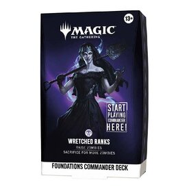 Wizards of the Coast MTG Foundations Commander Deck Wretched Ranks