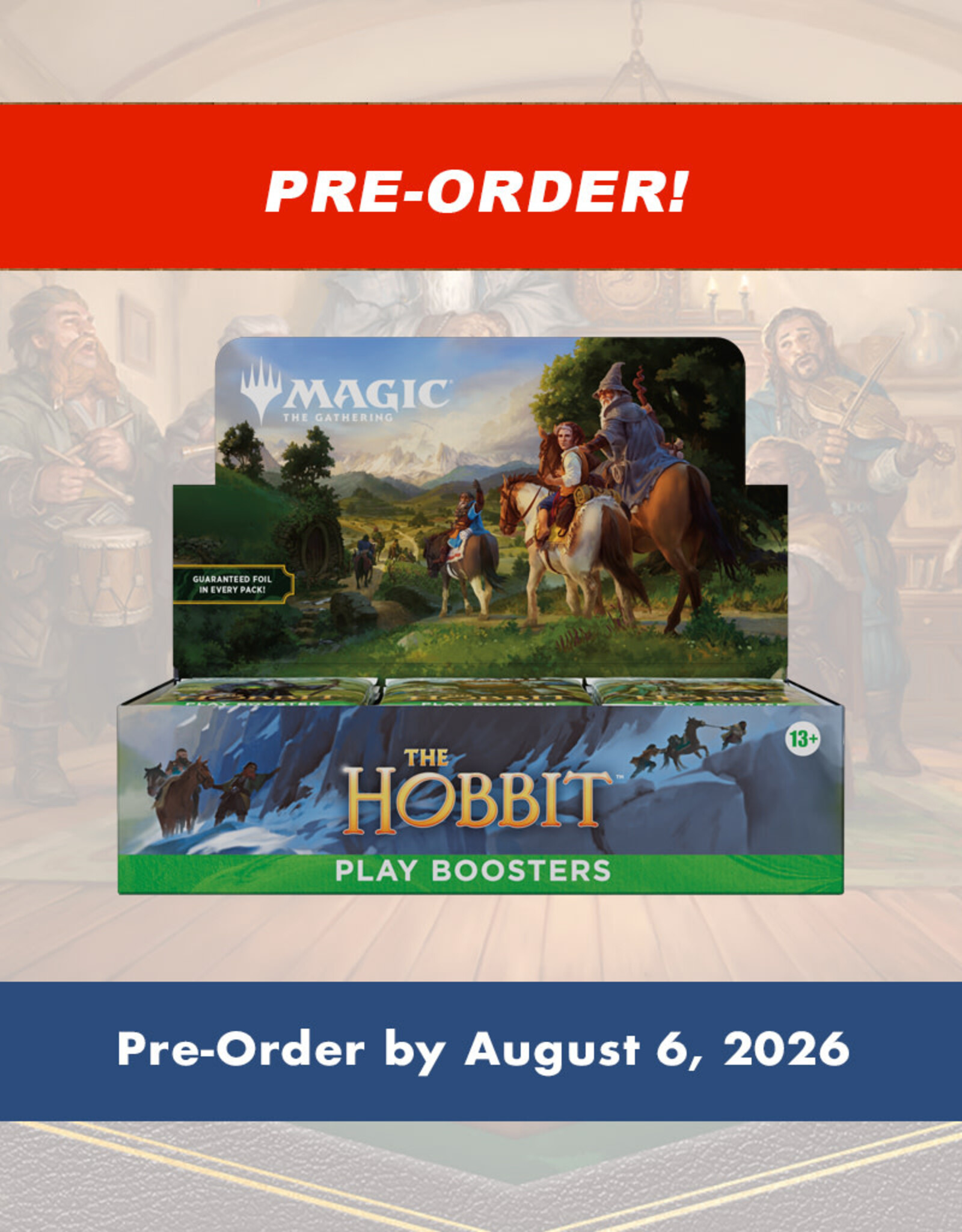 Wizards of the Coast MTG The Hobbit Play Booster (30 cnt) Display (Pre-Order)