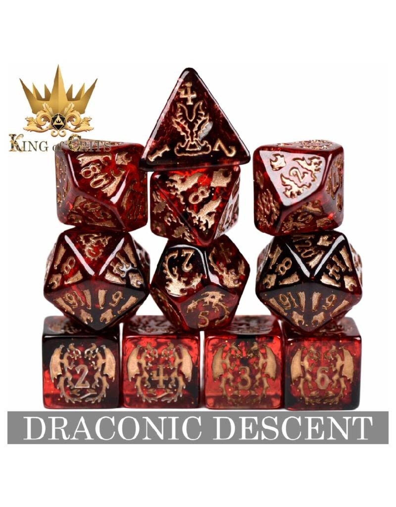 Dnddice Dice Set: Draconic Descent (11ct)
