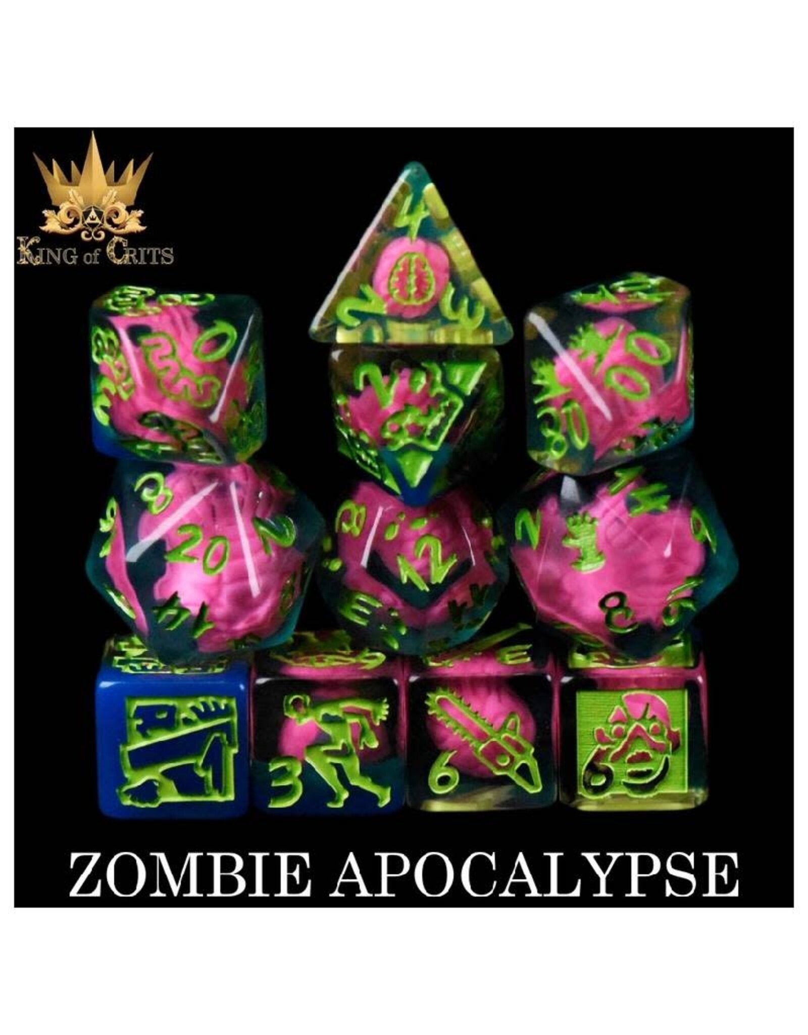 Dnddice Dice Set: Zombie Apocalypse (11ct)