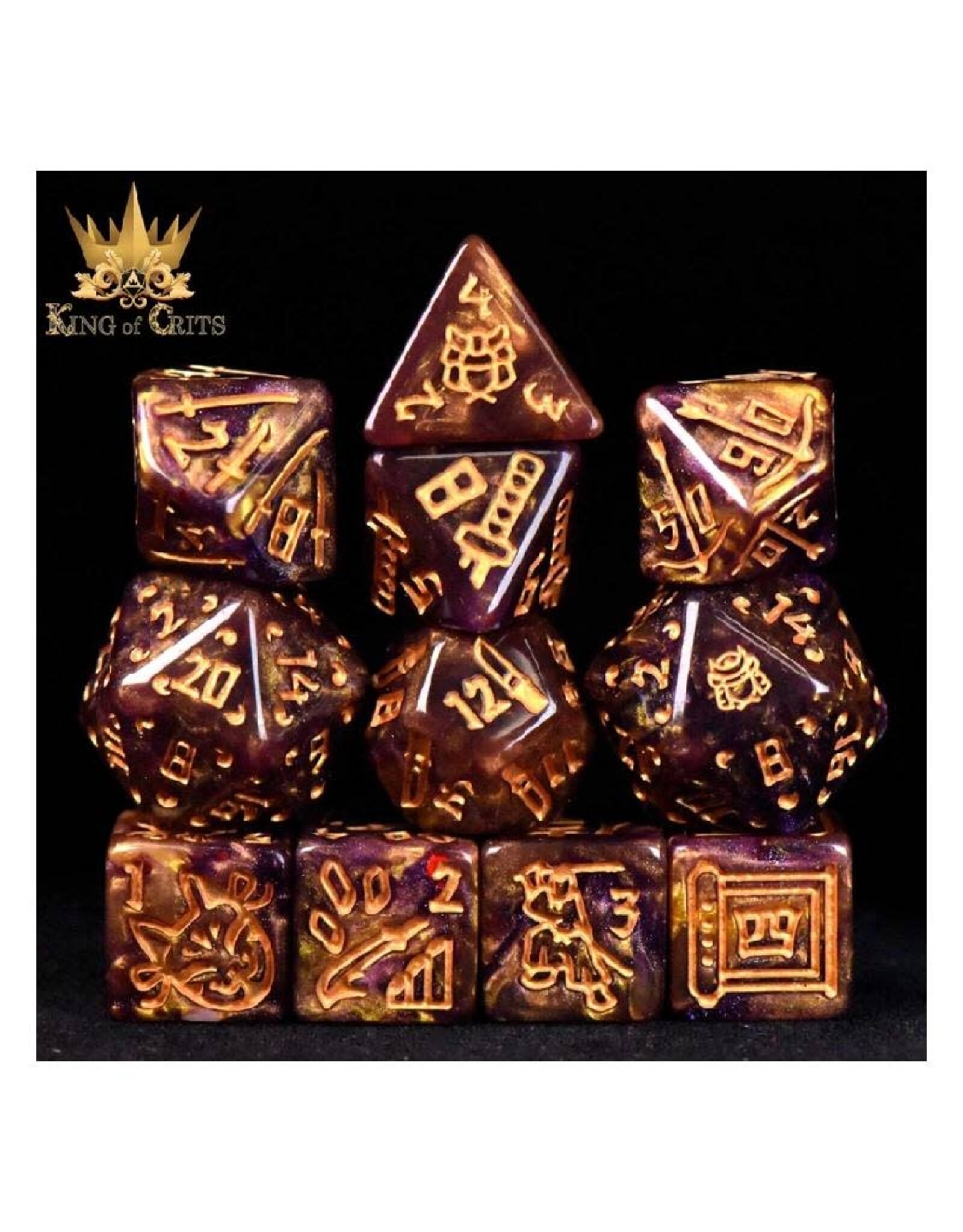 Dnddice Dice Set: Samurai Soul (11ct)