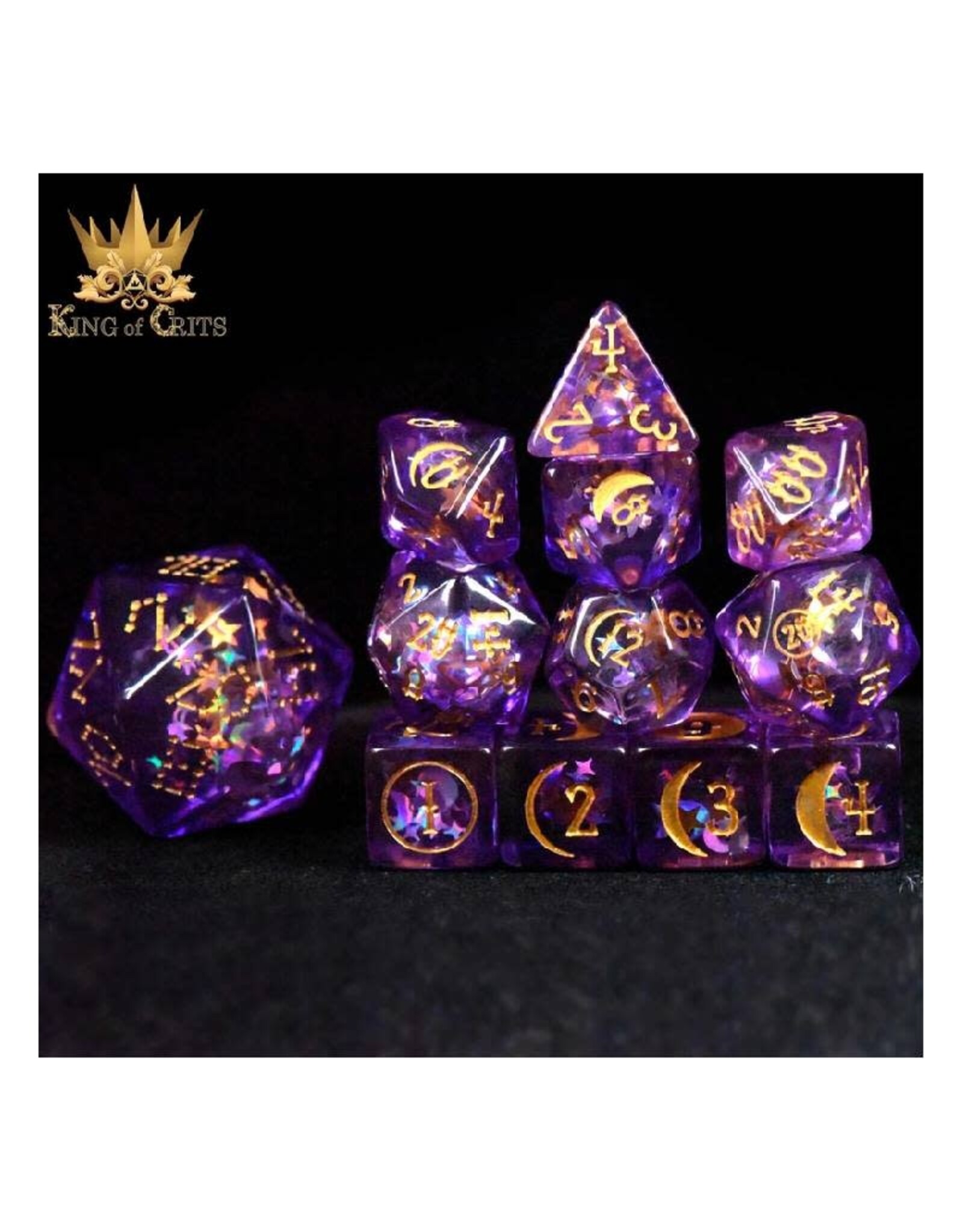 Dnddice Dice Set: Moonlit Night (11ct)