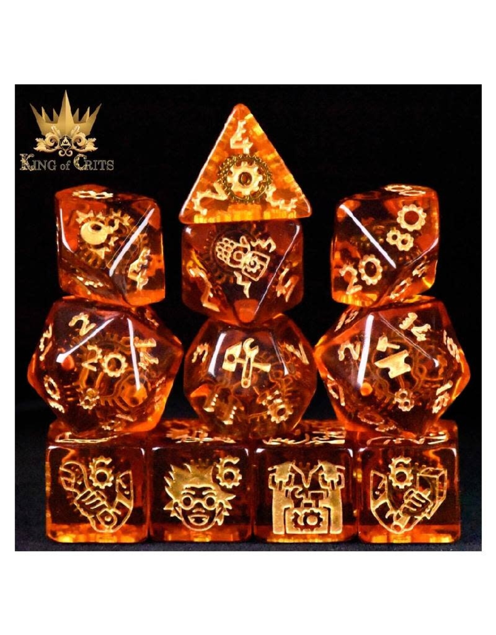 Dnddice Dice Set: Ancient Artificer (11ct)