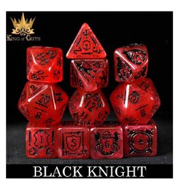 Faire Dice Set: Black Knight (11ct)