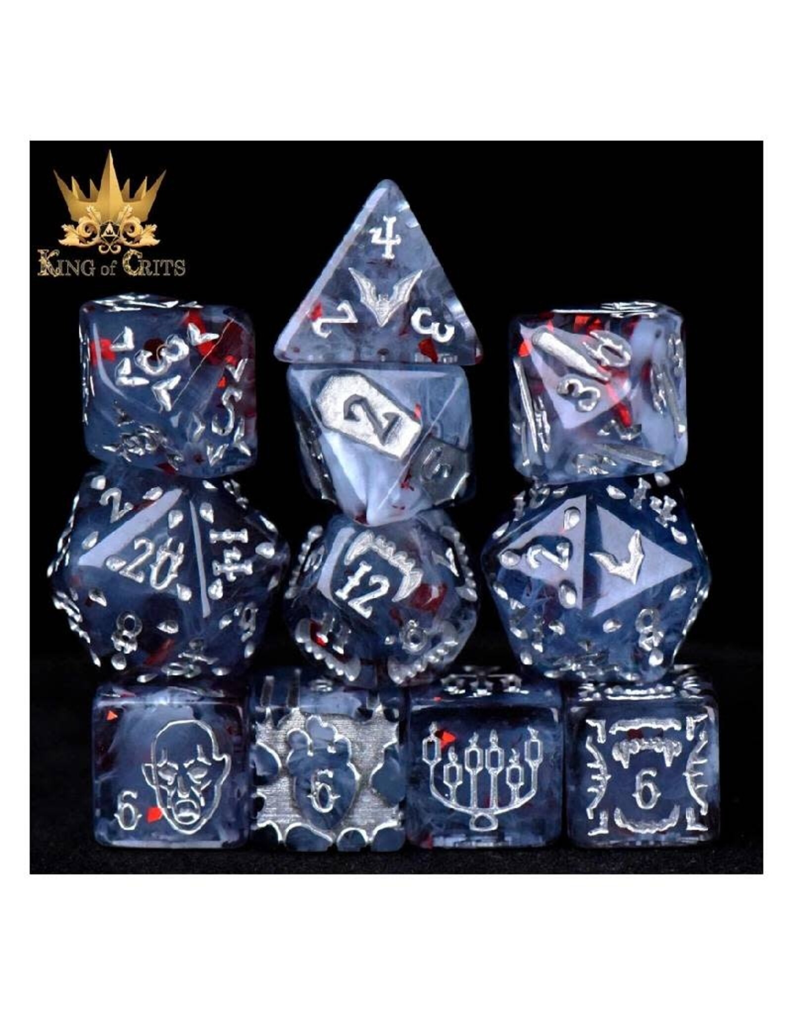 Dnddice Dice Set: Vampiric bloodline(11ct)