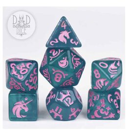 Faire Dice Set: Unicorn Princess