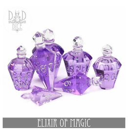 Dnddice Dice Set: Elixer of Magic (handmade)