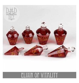 Faire Dice Set: Elixer of Vitality (handmade)