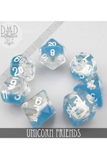 Dnddice Dice Set: Unicorn Friends
