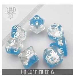 Faire Dice Set: Unicorn Friends