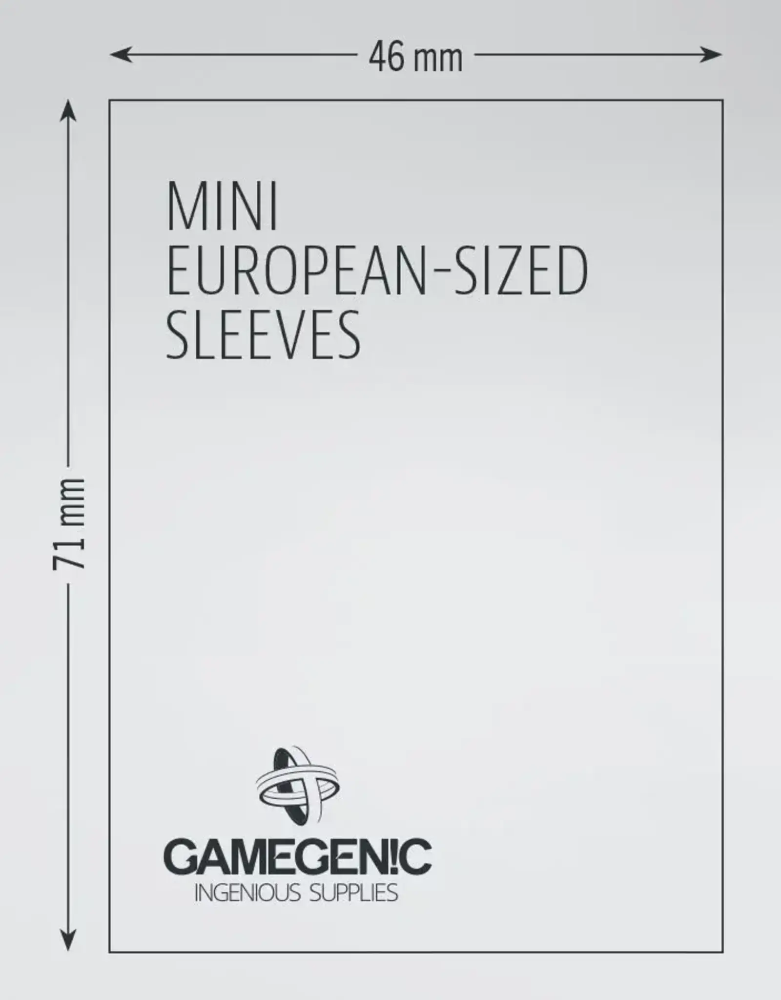 Matte Board Game Sleeves: Mini European (50) (Ruby)