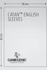 Matte Board Game Sleeves: Catan (50) (Red)