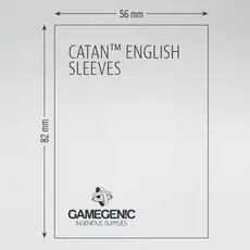 Matte Board Game Sleeves: Catan (50) (Red)