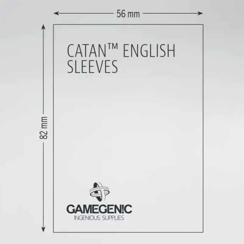 Matte Board Game Sleeves: Catan (50) (Red)