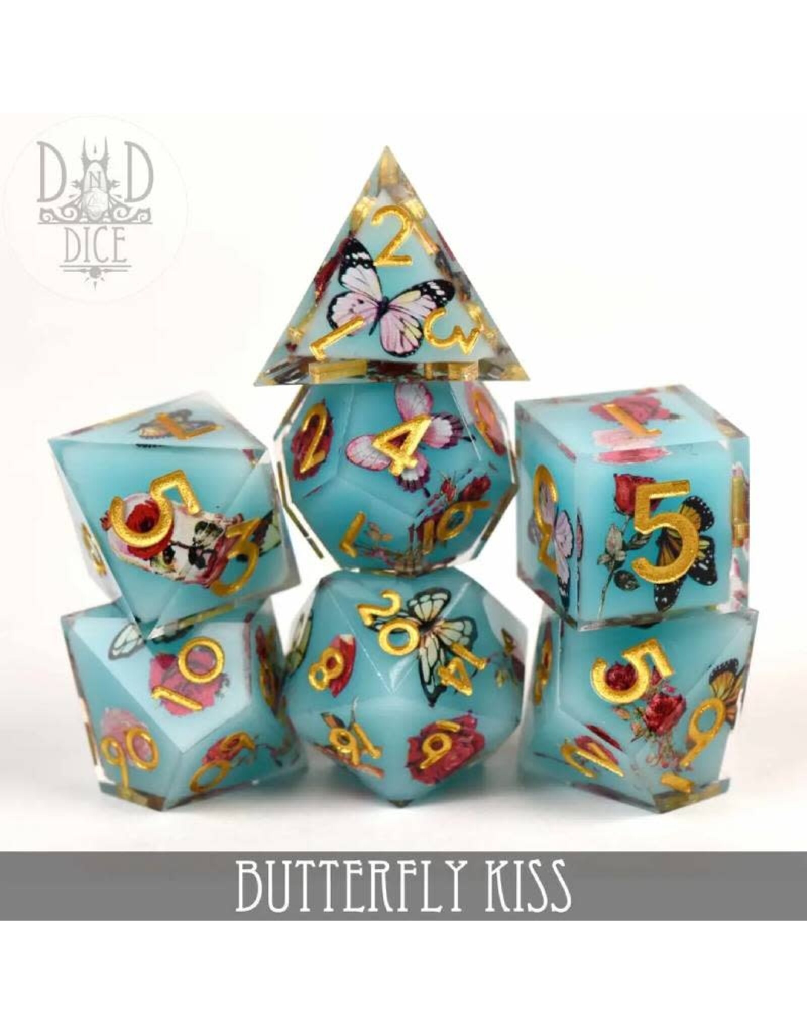 Faire Dice: Butterfly Kiss (Handmade)