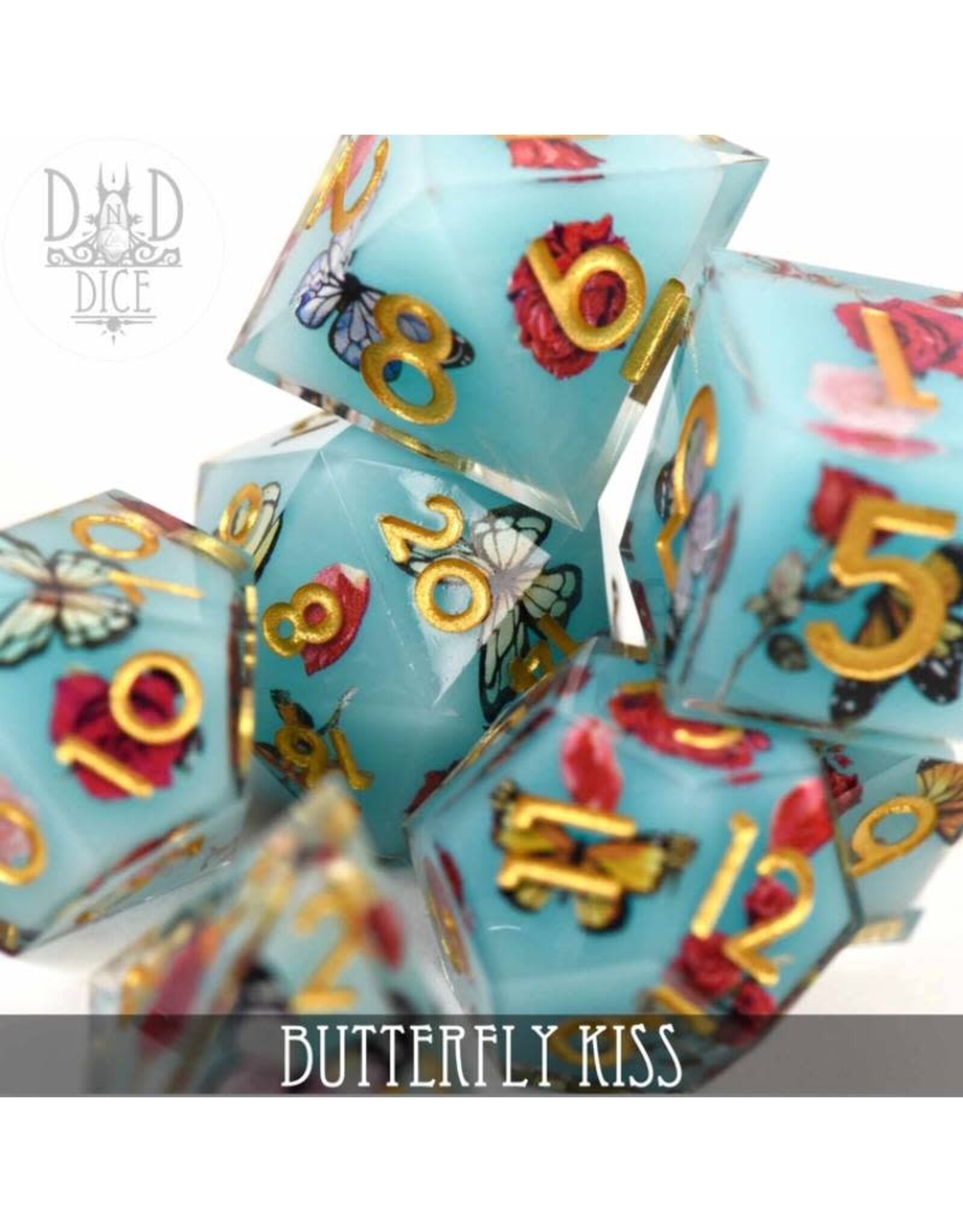 Faire Dice: Butterfly Kiss (Handmade)