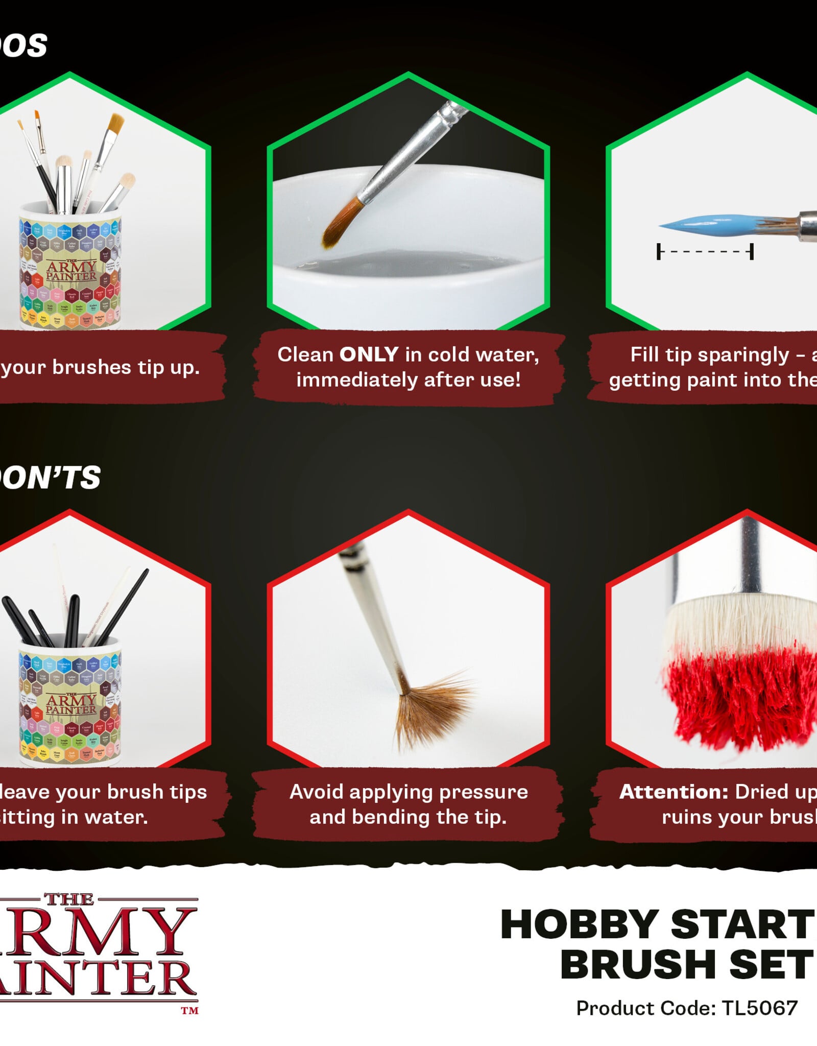 Hobby Starter Brush Set (5)