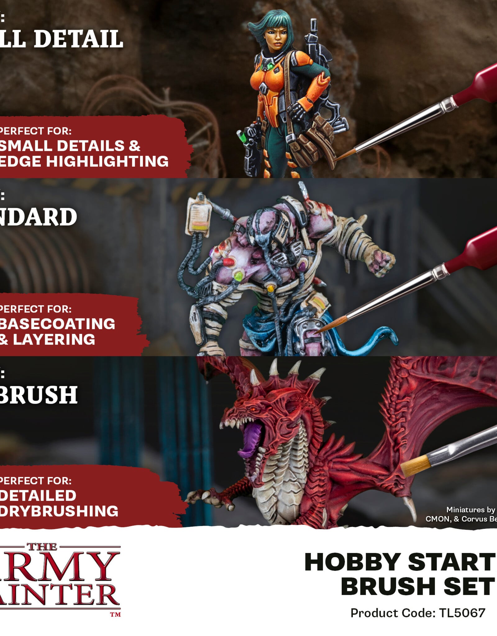 Hobby Starter Brush Set (5)