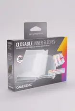 Closable Inner Sleeves: Standard Card Game (100) Clear
