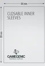 Closable Inner Sleeves: Standard Card Game (100) Clear