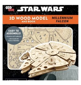 Faire Incredibuilds: Star Wars: Millennium Falcon 3D Wood Model and Book