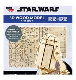 Faire Incredibuilds: Star Wars: R2-D2 3D Wood Model and Book